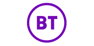 BT logo showing the letters ‘BT’ in purple within a purple circular outline on a white background.